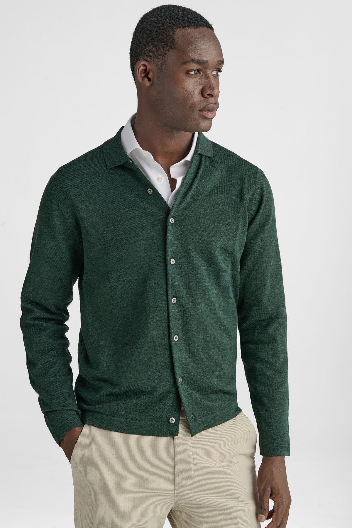 POLO CAMICIA MERINO