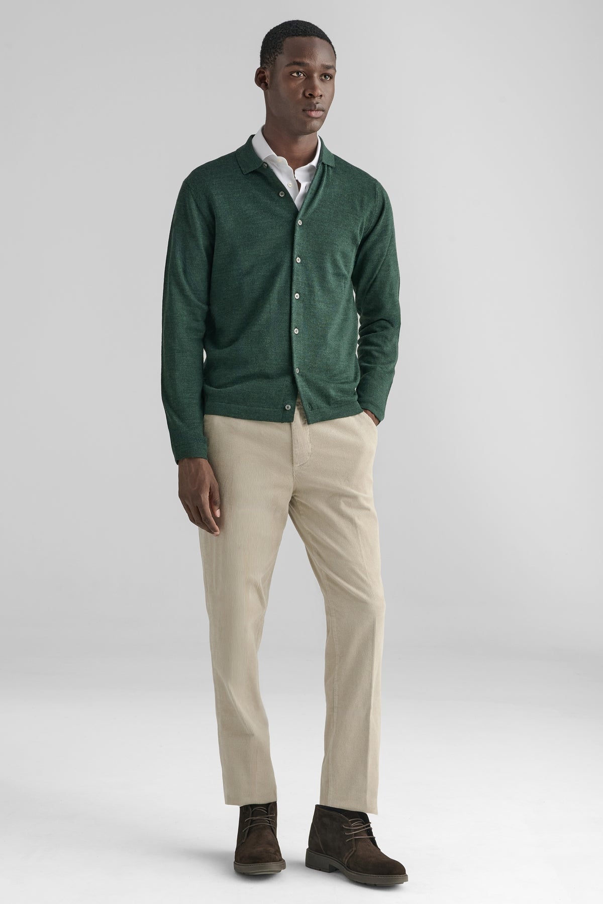 POLO CAMICIA MERINO
